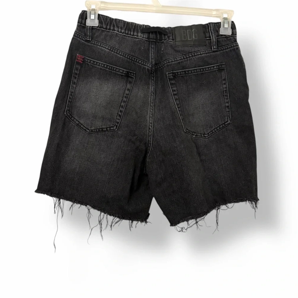 Urban‎ Outfitters BDG Pull On Baggy Denim Shorts Black